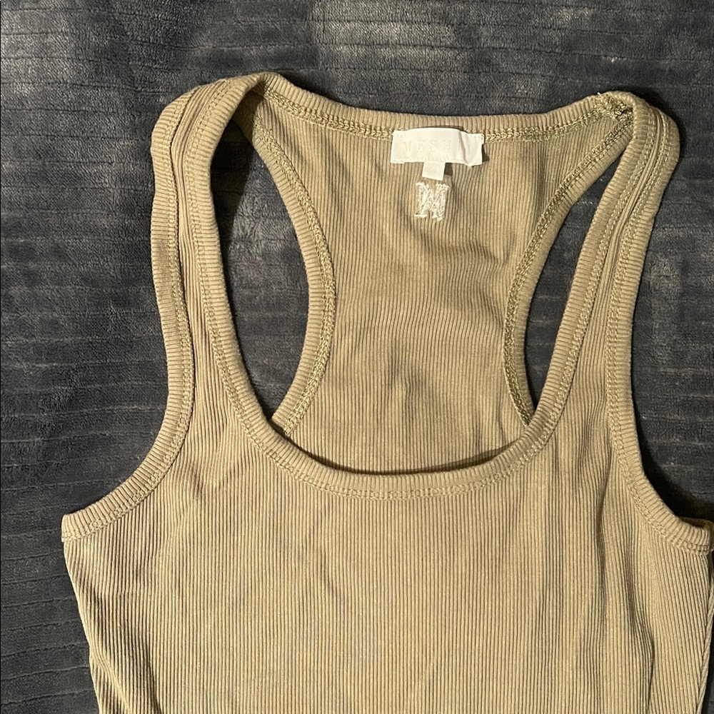 Meshki Ribbed Racerback Thong Bodysuit - Picture 2 of 5
